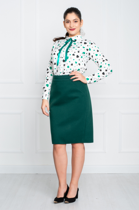 Fusta Berkeley midi verde [3]