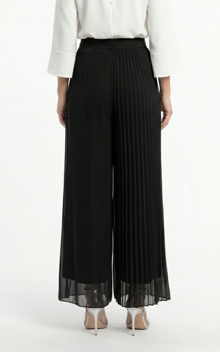 Fusta Pantalon Glenda lunga neagra [5]