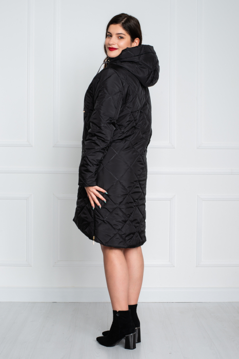 Geaca Ayanna midi neagra [4]