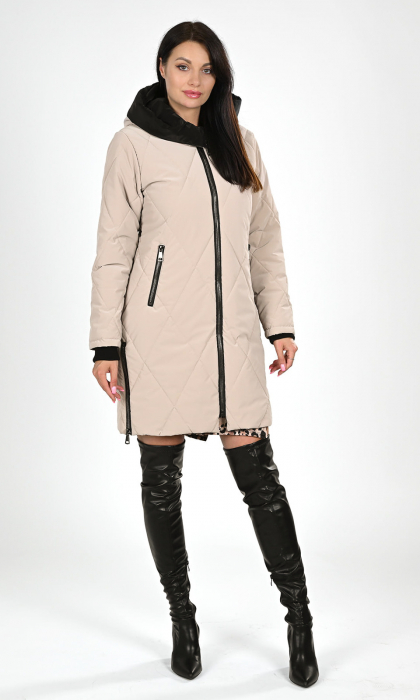 Geaca cu puf Finleigh crem [2]