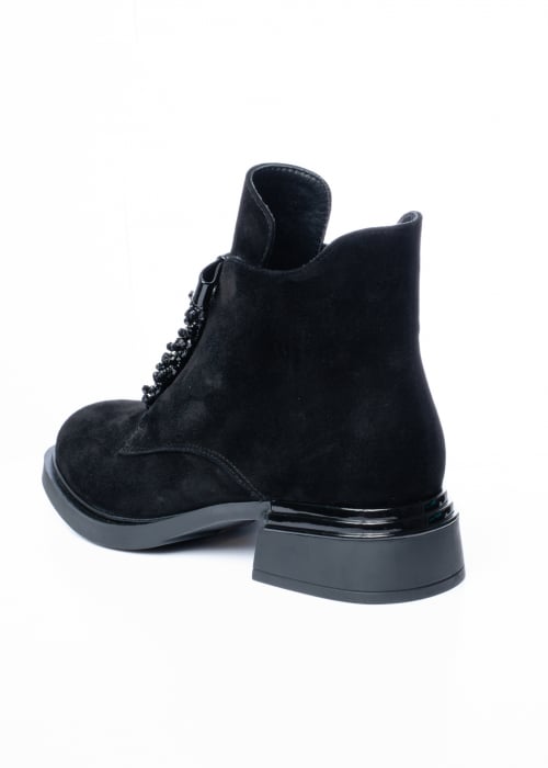 Ghete de piele naturala Epica 1614 negre [8]