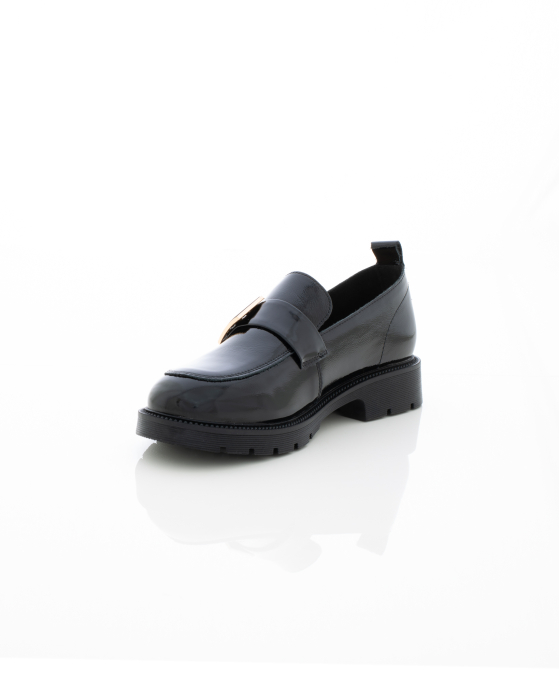 Mocasini de piele naturala Pass - Epica 3609 -  cm negri [5]