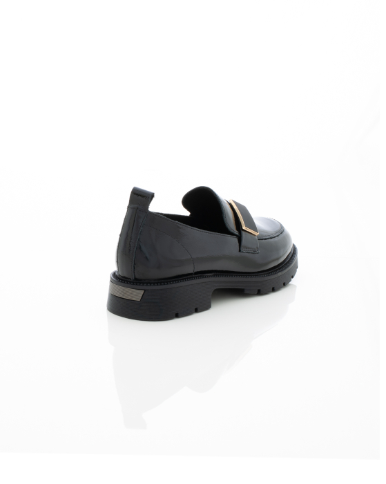 Mocasini de piele naturala Pass - Epica 3609 -  cm negri [9]
