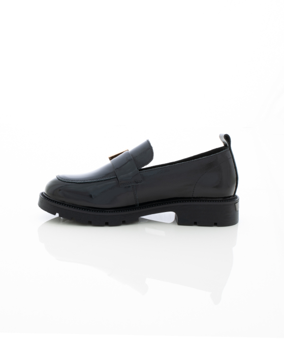 Mocasini de piele naturala Pass - Epica 3609 -  cm negri [6]