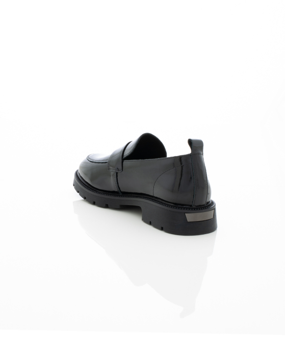 Mocasini de piele naturala Pass - Epica 3609 -  cm negri [7]