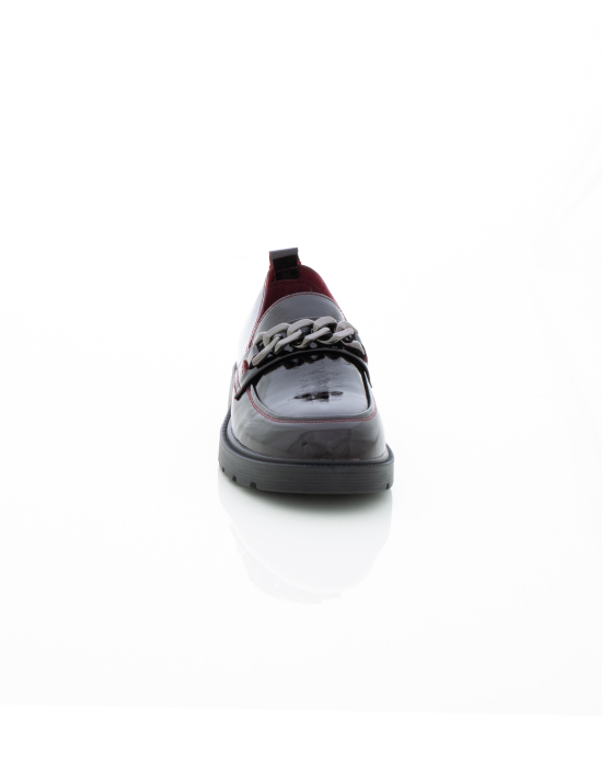 Mocasini de piele naturala Pass - Epica 3610 - 3 cm  bordo [5]