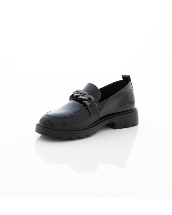 Mocasini de piele naturala Pass - Epica 3610 -  cm negri [6]