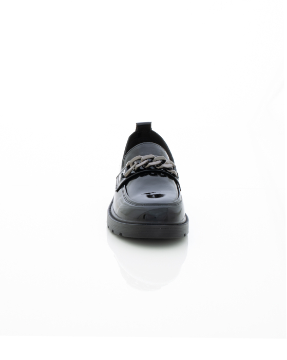 Mocasini de piele naturala Pass - Epica 3610 -  cm negri [4]