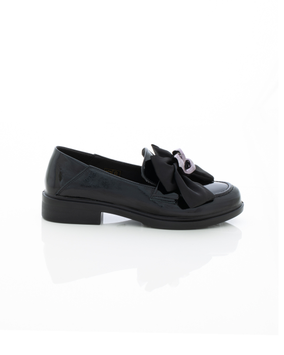 Mocasini de piele naturala Pass - Epica 3611 -  cm negri [2]
