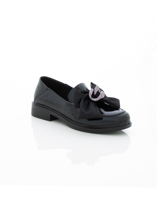 Mocasini de piele naturala Pass - Epica 3611 -  cm negri [3]