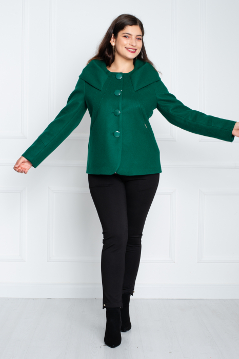 Palton Avira scurt verde [2]