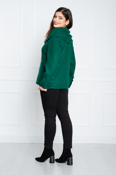 Palton Avira scurt verde [4]