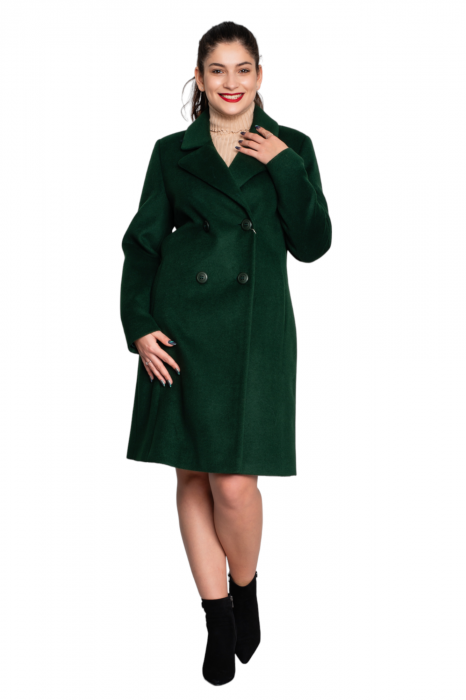 Palton Ayla midi verde [5]