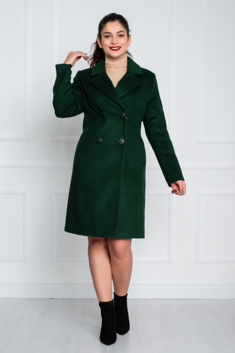 Palton Ayla midi verde [2]