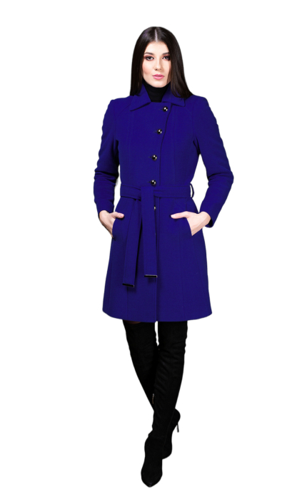 Palton de lână Sentierri 801 bleumarin [3]