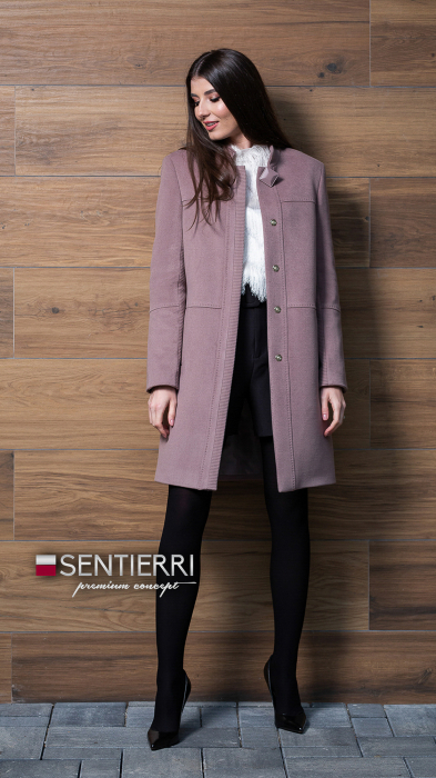 Palton de lână Sentierri 818 mov [2]