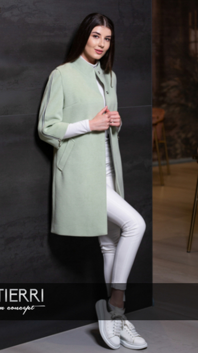 Palton de lână Sentierri 824 olive [2]