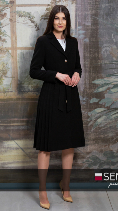 Palton de lână Sentierri 825 negru [2]