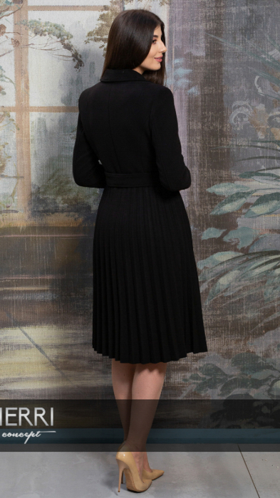 Palton de lână Sentierri 825 negru [3]