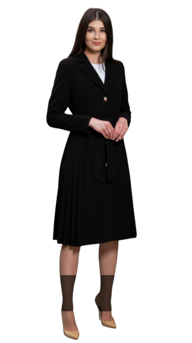 Palton de lână Sentierri 825 negru [4]