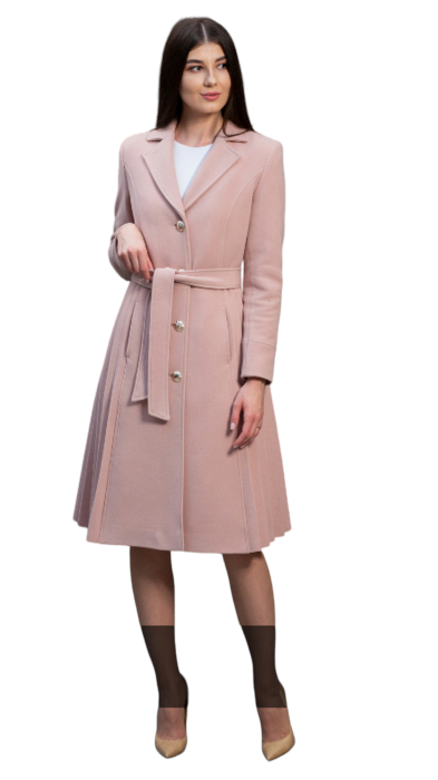 Palton de lână Sentierri 825 pudra [4]