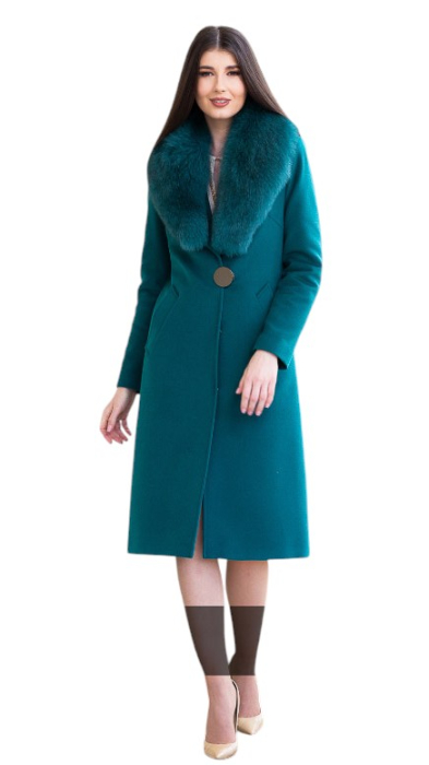 Palton de lână Sentierri 835 verde-smarald [5]
