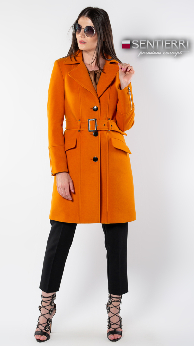 Palton de lână Sentierri 843 albastru-marin [3]