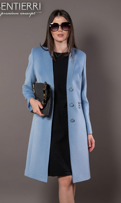 Palton de lână Sentierri 844 bleu [1]