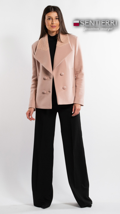 Palton de lână Sentierri 850 maro [2]