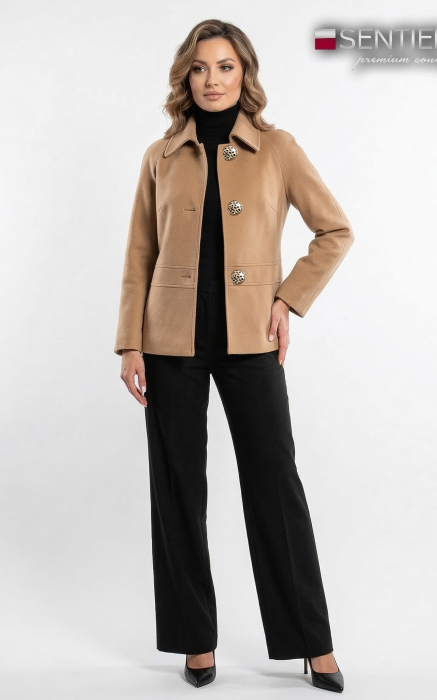 Palton de lână Sentierri 852 camel [6]