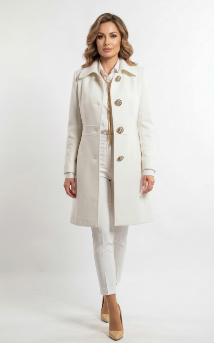 Palton de lână Sentierri 853 negru [4]