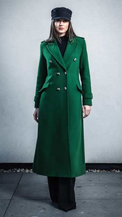 Palton de lână Sentierri 855 verde [2]