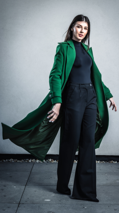 Palton de lână Sentierri 855 verde [4]