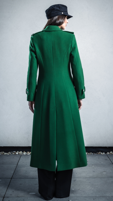 Palton de lână Sentierri 855 verde [5]