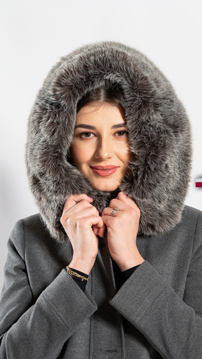 Palton de lână Sentierri 856 gri-antracit [7]