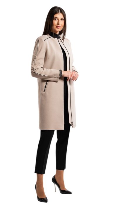 Palton de lână Sentierri 858 bej [4]