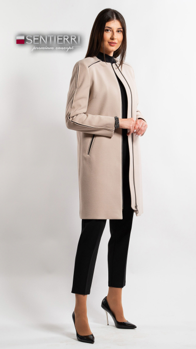 Palton de lână Sentierri 858 bej [2]