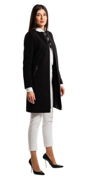 Palton de lână Sentierri 858 negru [6]