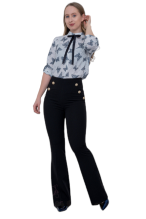 Pantaloni Alyssa negri [5]