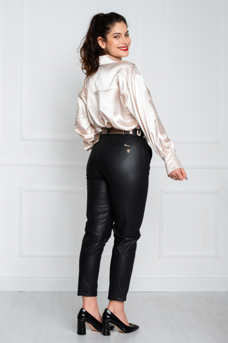 Pantaloni Barbara lungi negri [4]