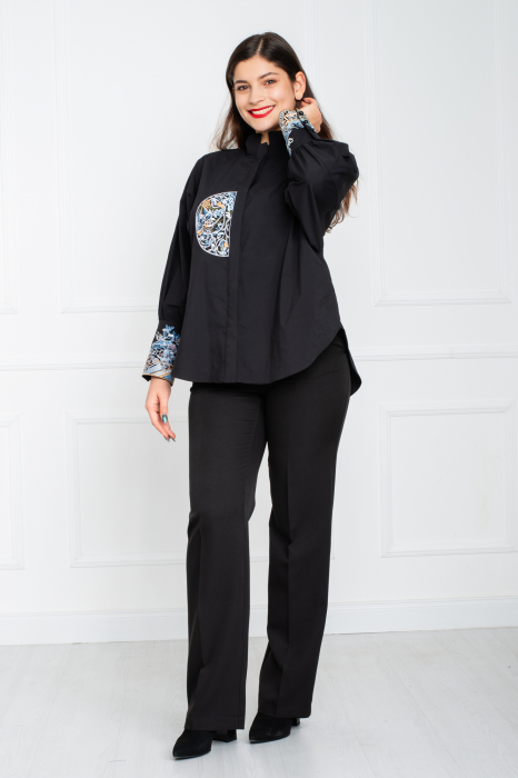 Pantaloni Brie lungi negri [3]