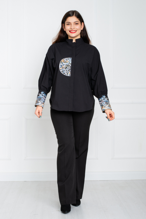 Pantaloni Brie lungi negri [2]