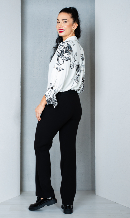 Pantaloni Dixie lungi negri [4]