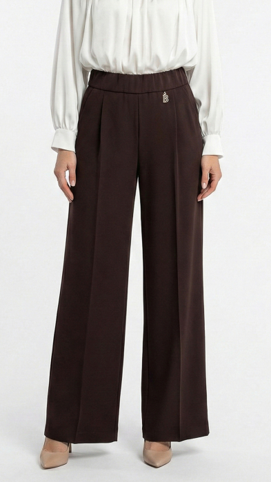 Pantaloni Faithlynn maro [2]