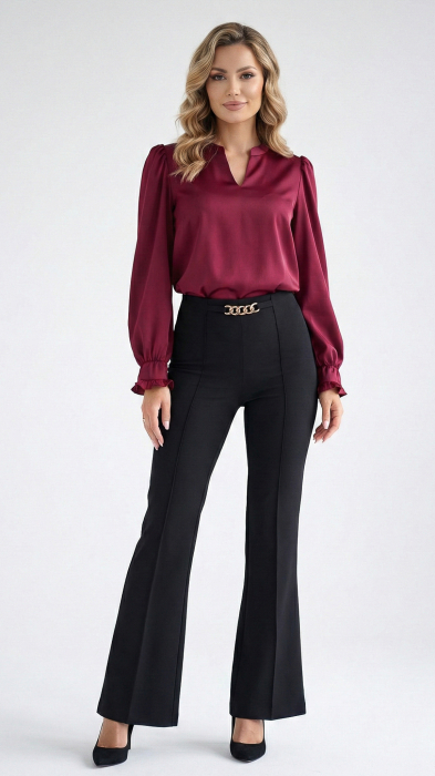 Pantaloni Falynn negri [2]