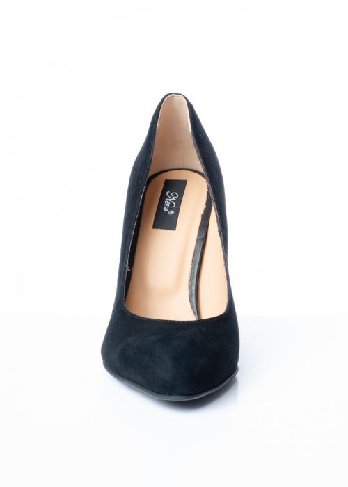 Pantofi de piele naturala Cunadena 1180 negri [3]