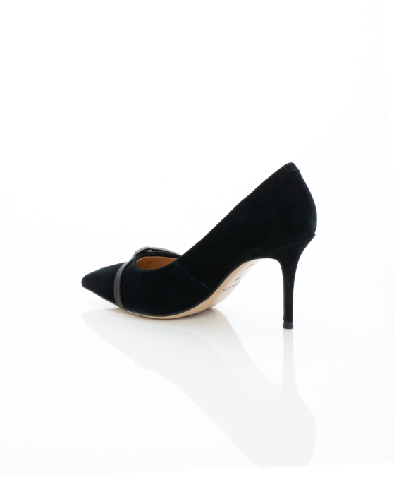 Pantofi Eleganti de piele naturala Epica 3607 - 6.5 cm negri [6]