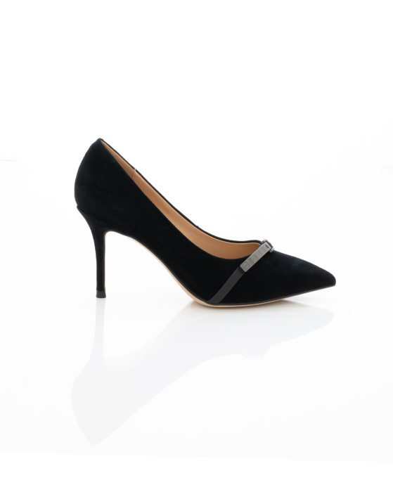 Pantofi Eleganti de piele naturala Epica 3607 - 6.5 cm negri [2]