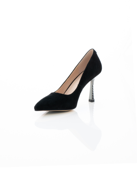 Pantofi Eleganti de piele naturala Epica 3608 - 7.5 cm negri [4]