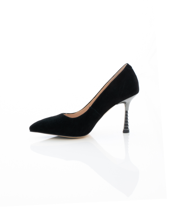 Pantofi Eleganti de piele naturala Epica 3608 - 7.5 cm negri [5]